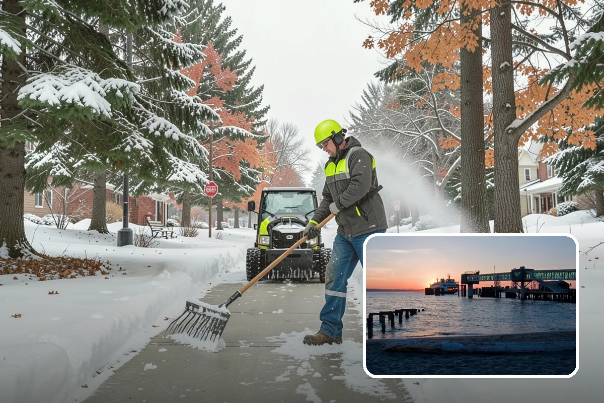 Refreeze Prevention in Edmonds, Snohomish County, WA - Stops afternoon melt from refreezing into overnight glaze