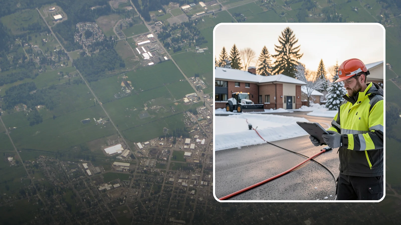 Refreeze Prevention in Enumclaw, King County, WA - Refreeze prevention stops daytime meltwater from turning back into dangerous ice once temperatures drop after dark.