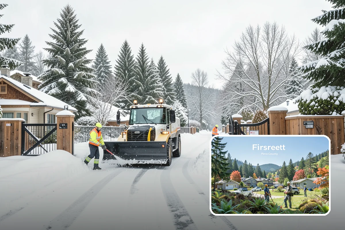 Refreeze Prevention in Fircrest, Pierce County, WA - Stops afternoon melt from refreezing into overnight glaze