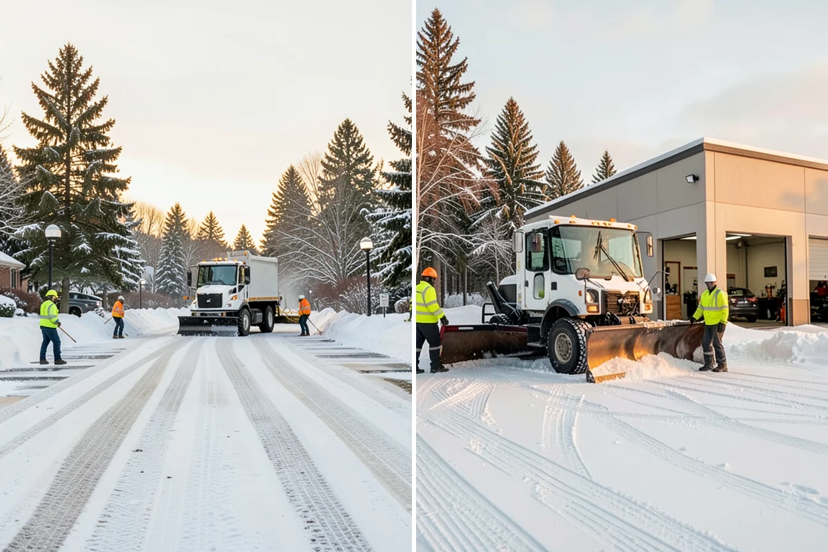 Refreeze Prevention in Fircrest, Pierce County, WA - Clear standing meltwater from low points and shaded zones