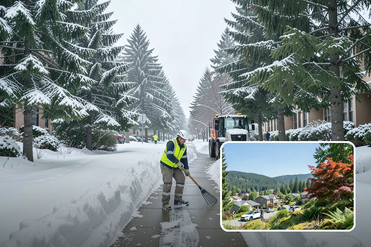 Refreeze Prevention in Index, Snohomish County, WA - Stops afternoon melt from refreezing into overnight glaze