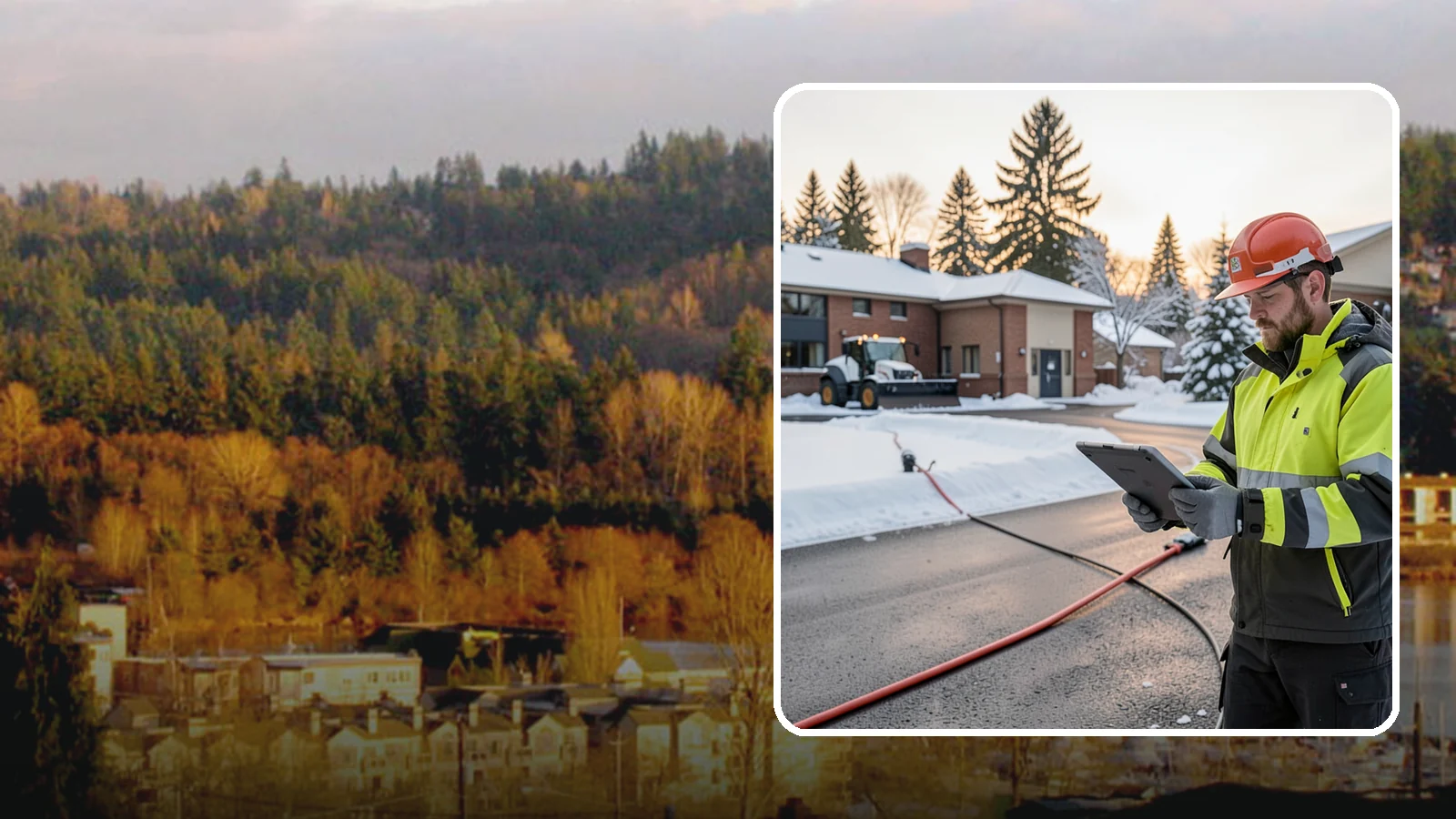 Refreeze Prevention in Kenmore, King County, WA - Refreeze prevention stops daytime meltwater from turning back into dangerous ice once temperatures drop after dark.