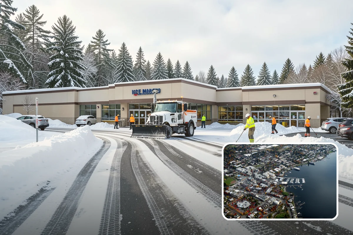 Refreeze Prevention in Kirkland, King County, WA - Stops afternoon melt from refreezing into overnight glaze
