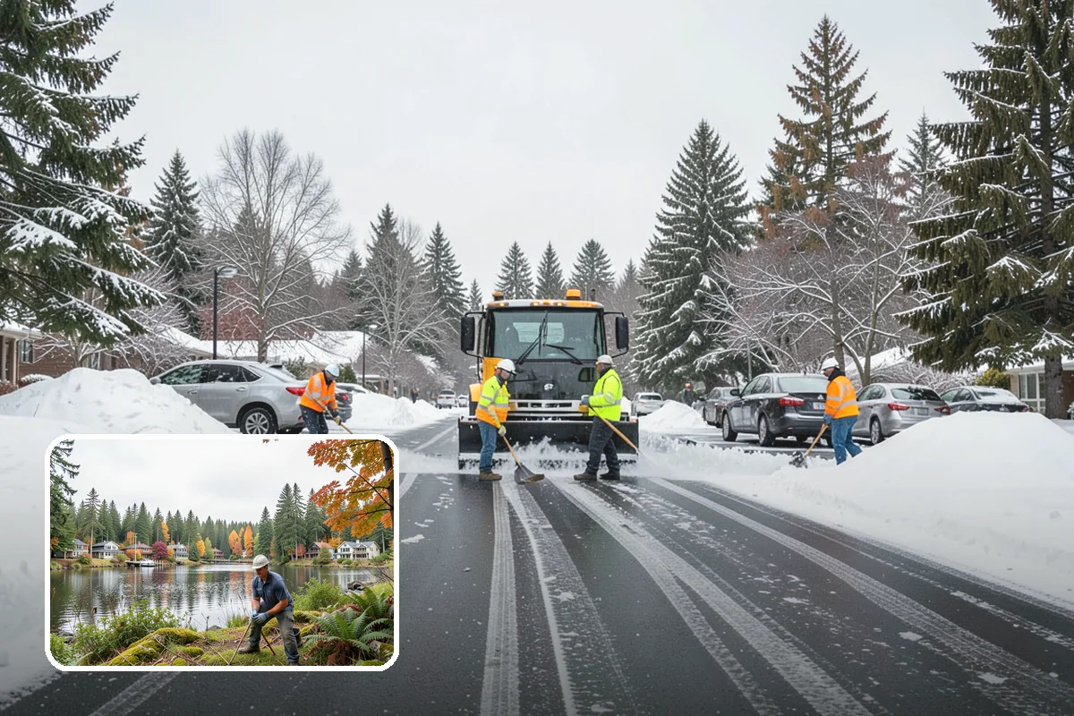 Refreeze Prevention in La Conner, Skagit County, WA - Stops afternoon melt from refreezing into overnight glaze