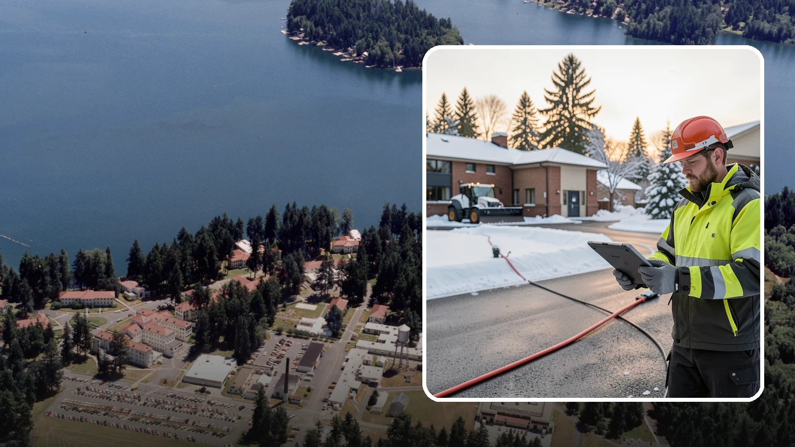 Refreeze Prevention in Lakewood, Pierce County, WA - Refreeze prevention stops daytime meltwater from turning back into dangerous ice once temperatures drop after dark.
