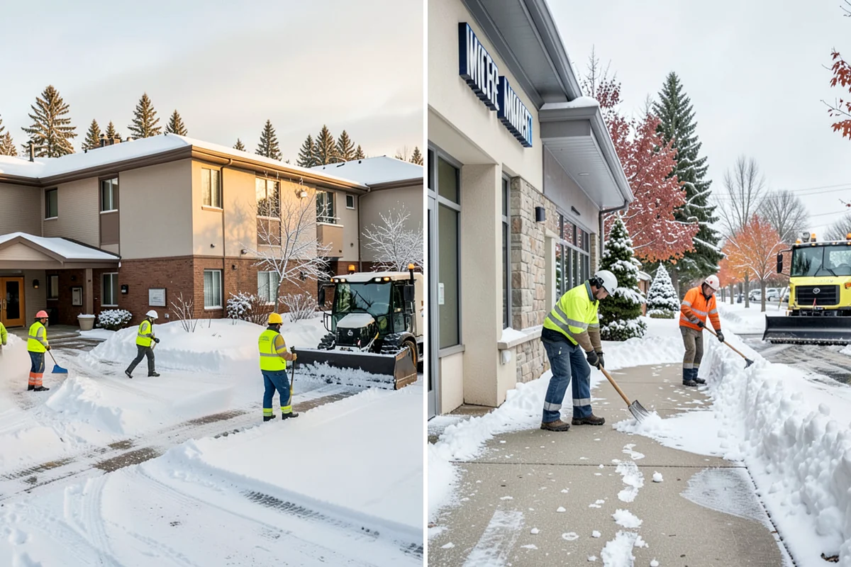 Refreeze Prevention in Lakewood, Pierce County, WA - Clear standing meltwater from low points and shaded zones