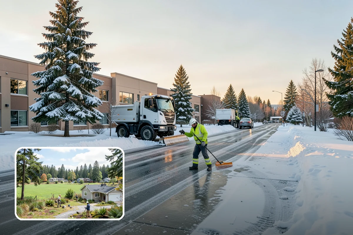 Refreeze Prevention in Lyman, Skagit County, WA - Stops afternoon melt from refreezing into overnight glaze