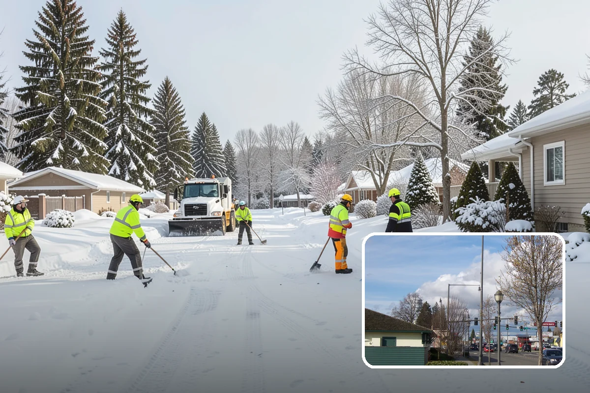 Refreeze Prevention in Marysville, Snohomish County, WA - Stops afternoon melt from refreezing into overnight glaze