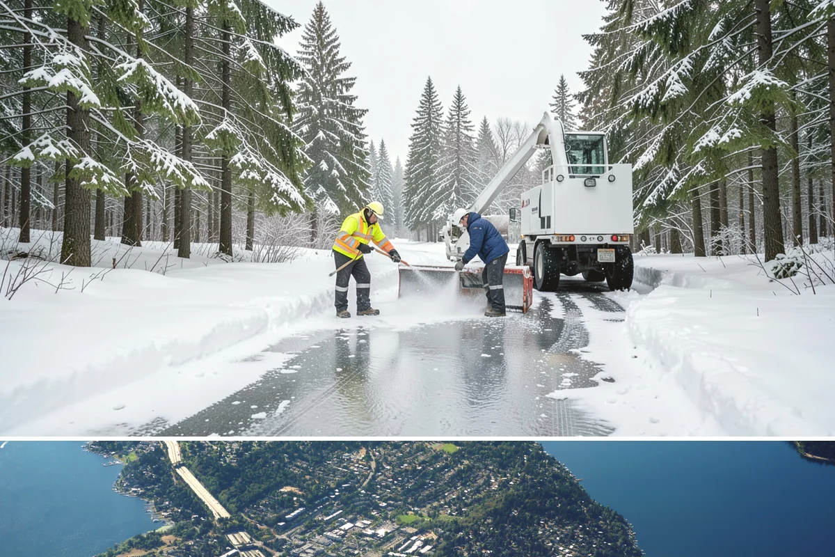 Refreeze Prevention in Mercer Island, King County, WA - Refreeze prevention is essential from November through February, whenever Puget Sound daytime melt is followed by clear, freezing...