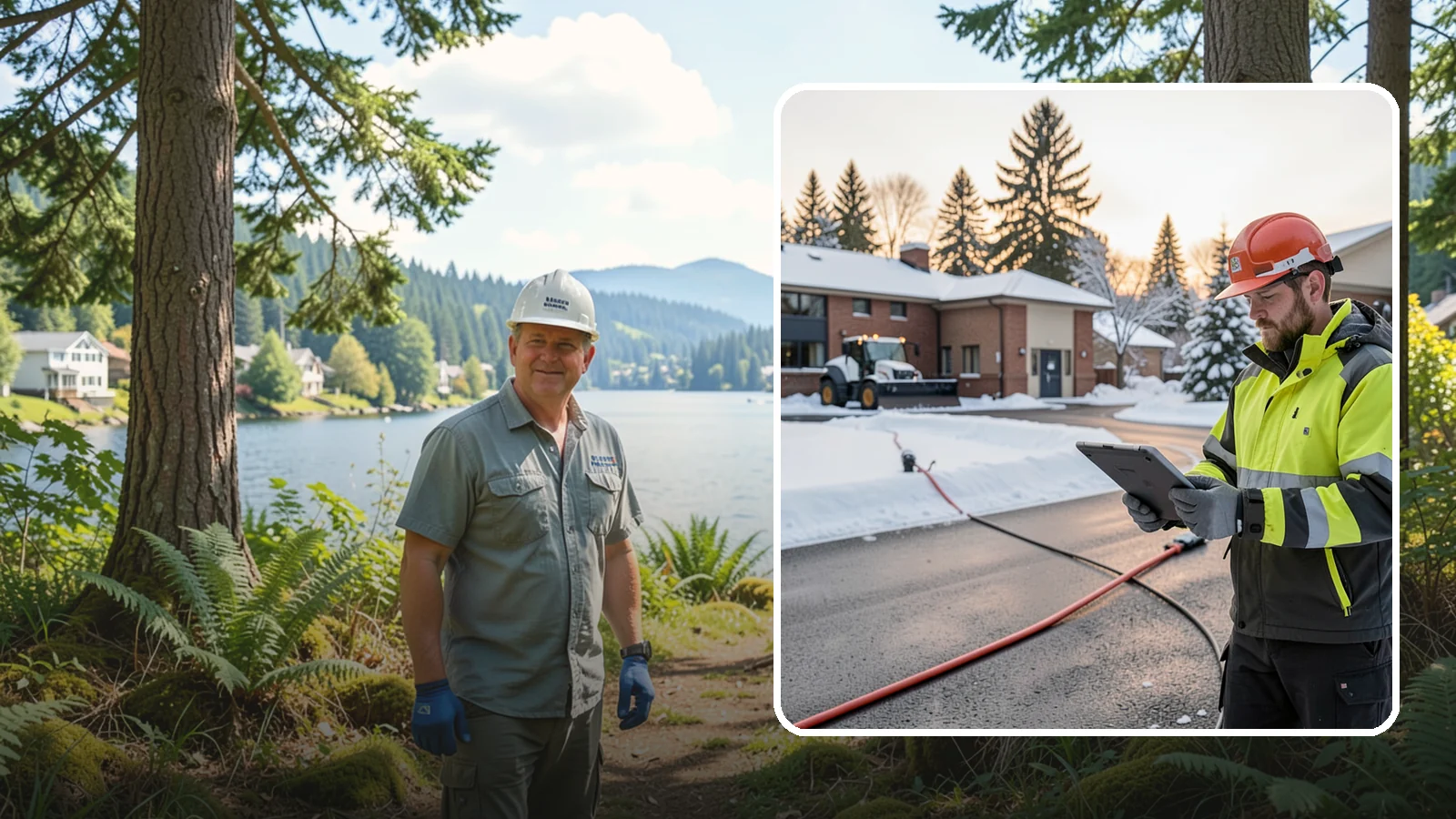 Refreeze Prevention in Milton, King County, WA - Refreeze prevention stops daytime meltwater from turning back into dangerous ice once temperatures drop after dark.