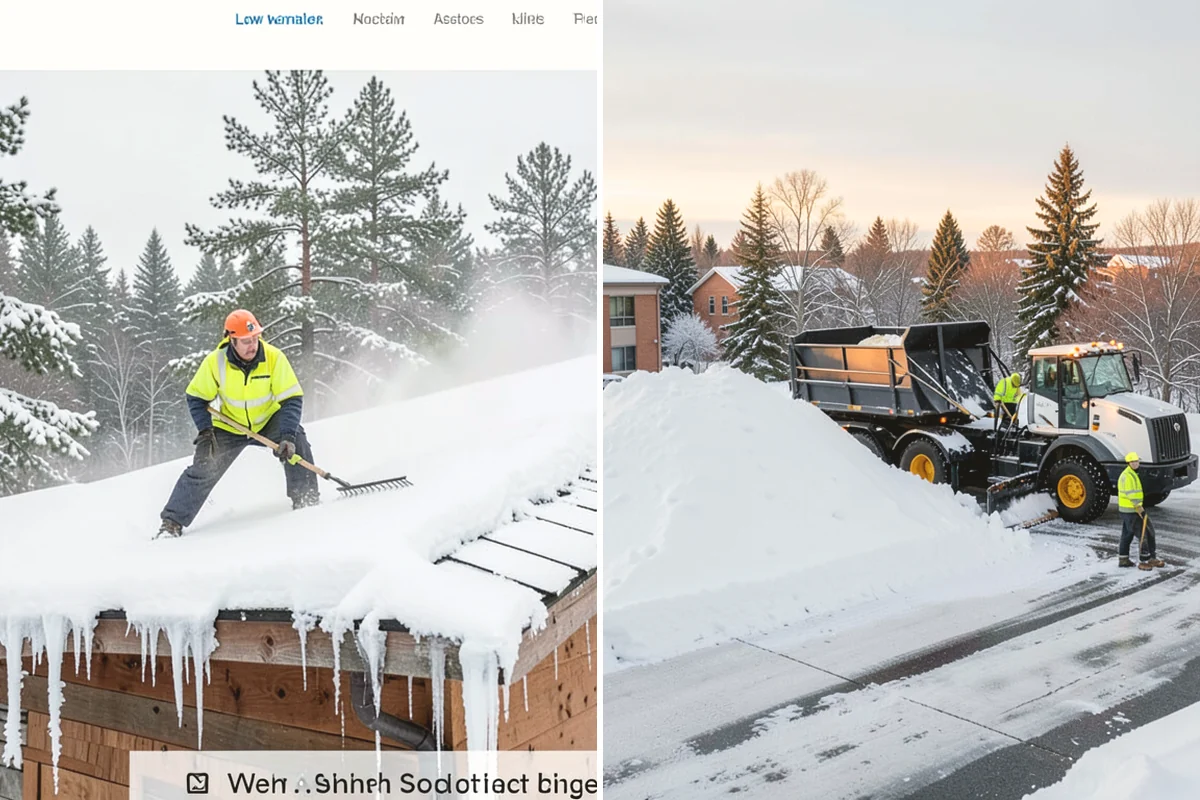 Refreeze Prevention in Mountlake Terrace, Snohomish County, WA - Clear standing meltwater from low points and shaded zones
