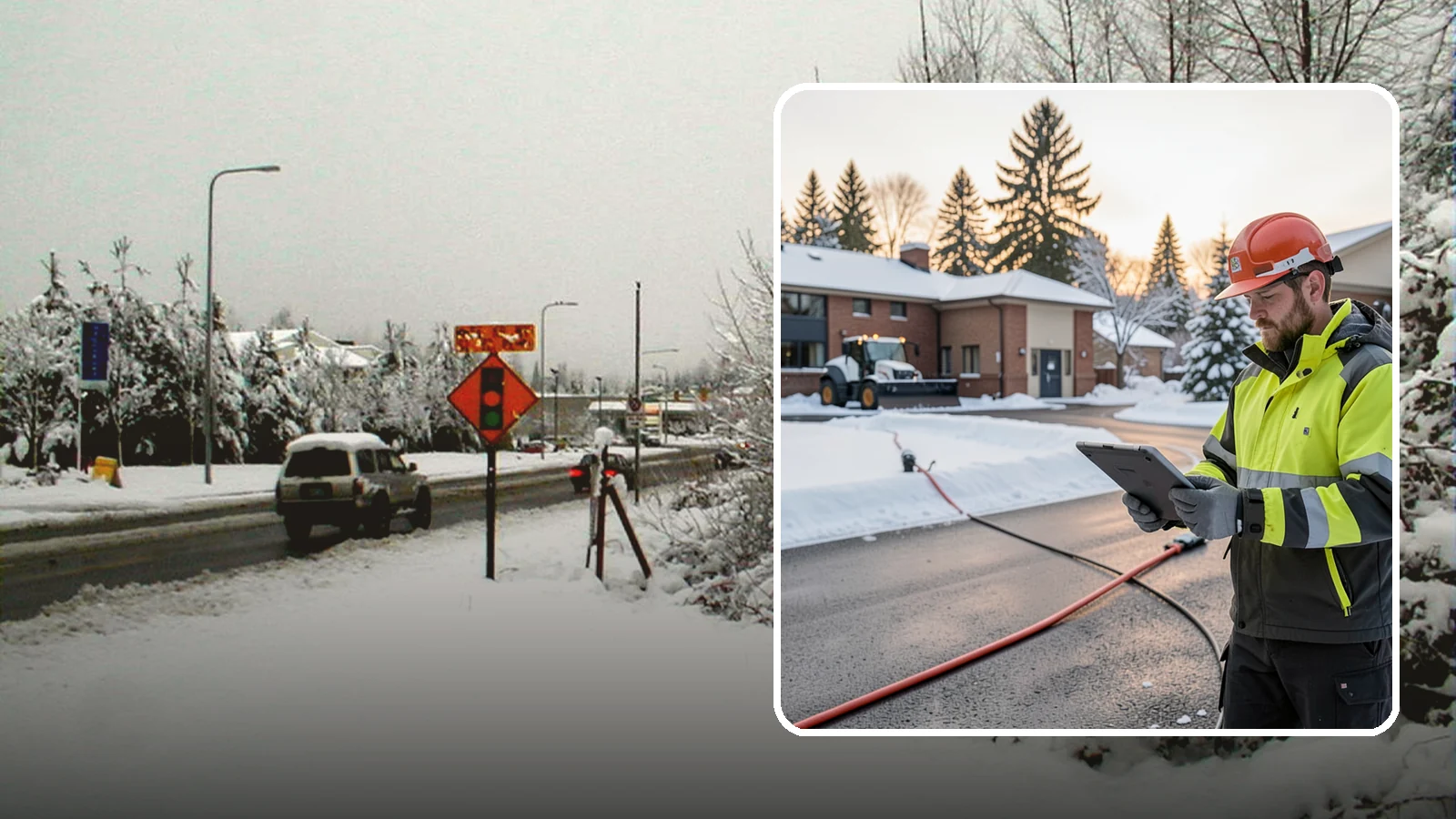 Refreeze Prevention in Newcastle, King County, WA - Refreeze prevention stops daytime meltwater from turning back into dangerous ice once temperatures drop after dark.