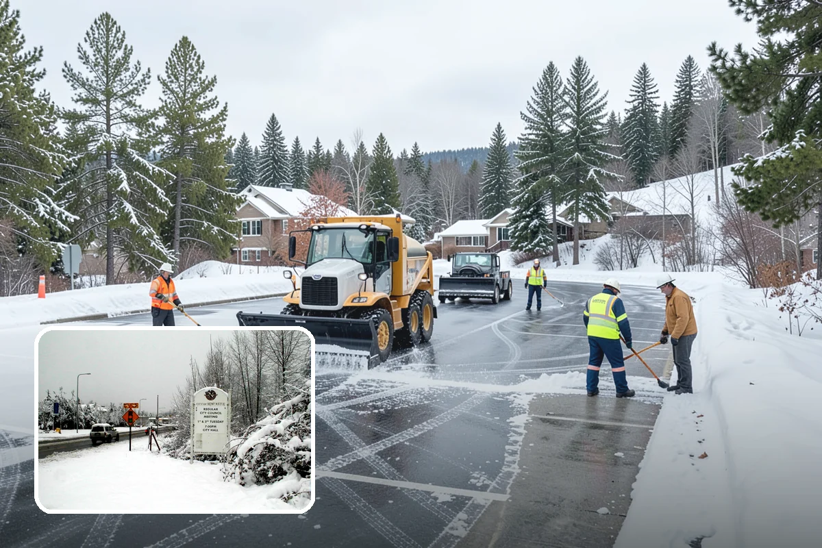 Refreeze Prevention in Newcastle, King County, WA - Stops afternoon melt from refreezing into overnight glaze