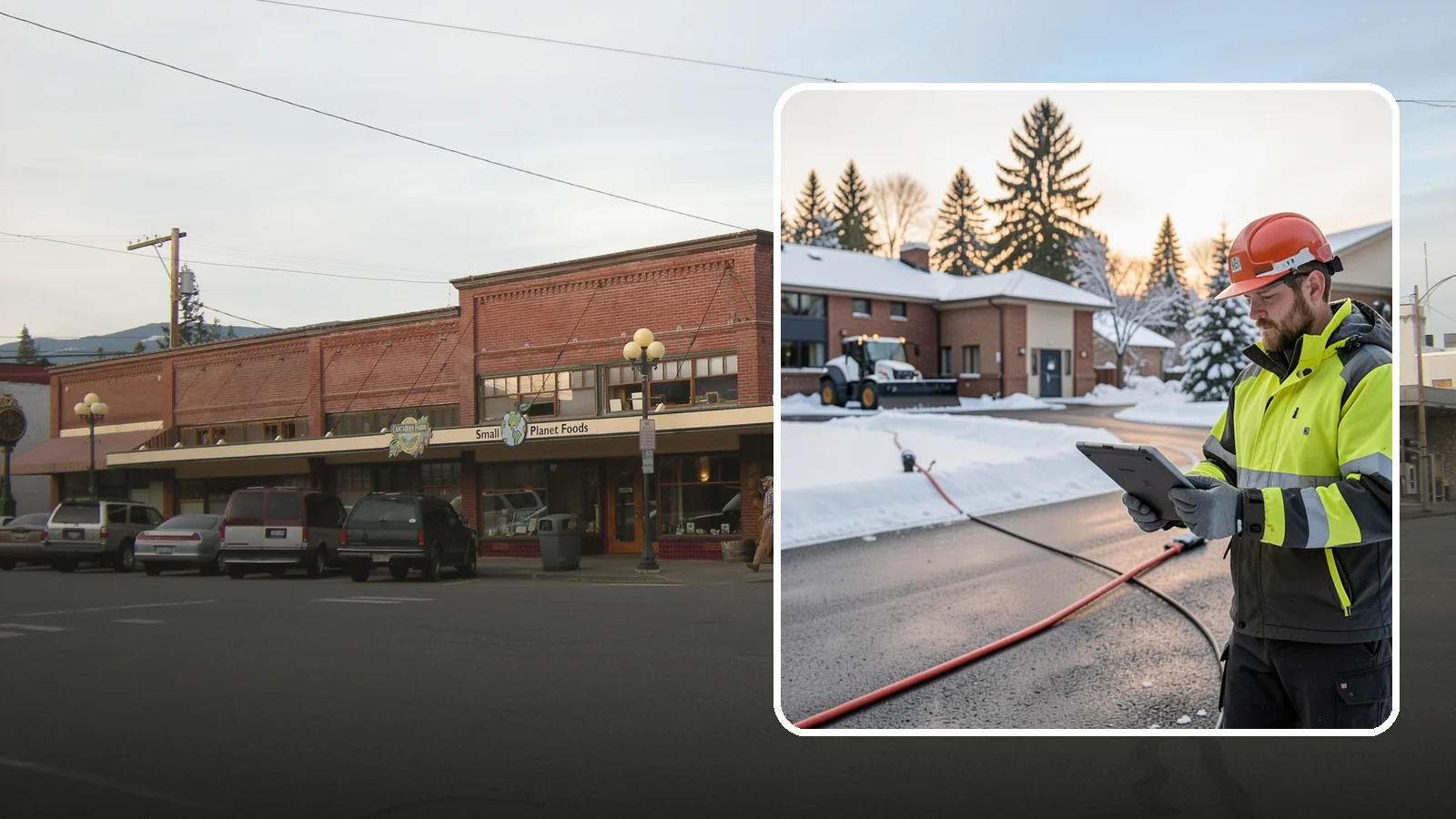 Refreeze Prevention in Sedro-Woolley, Skagit County, WA - Refreeze prevention stops daytime meltwater from turning back into dangerous ice once temperatures drop after dark.