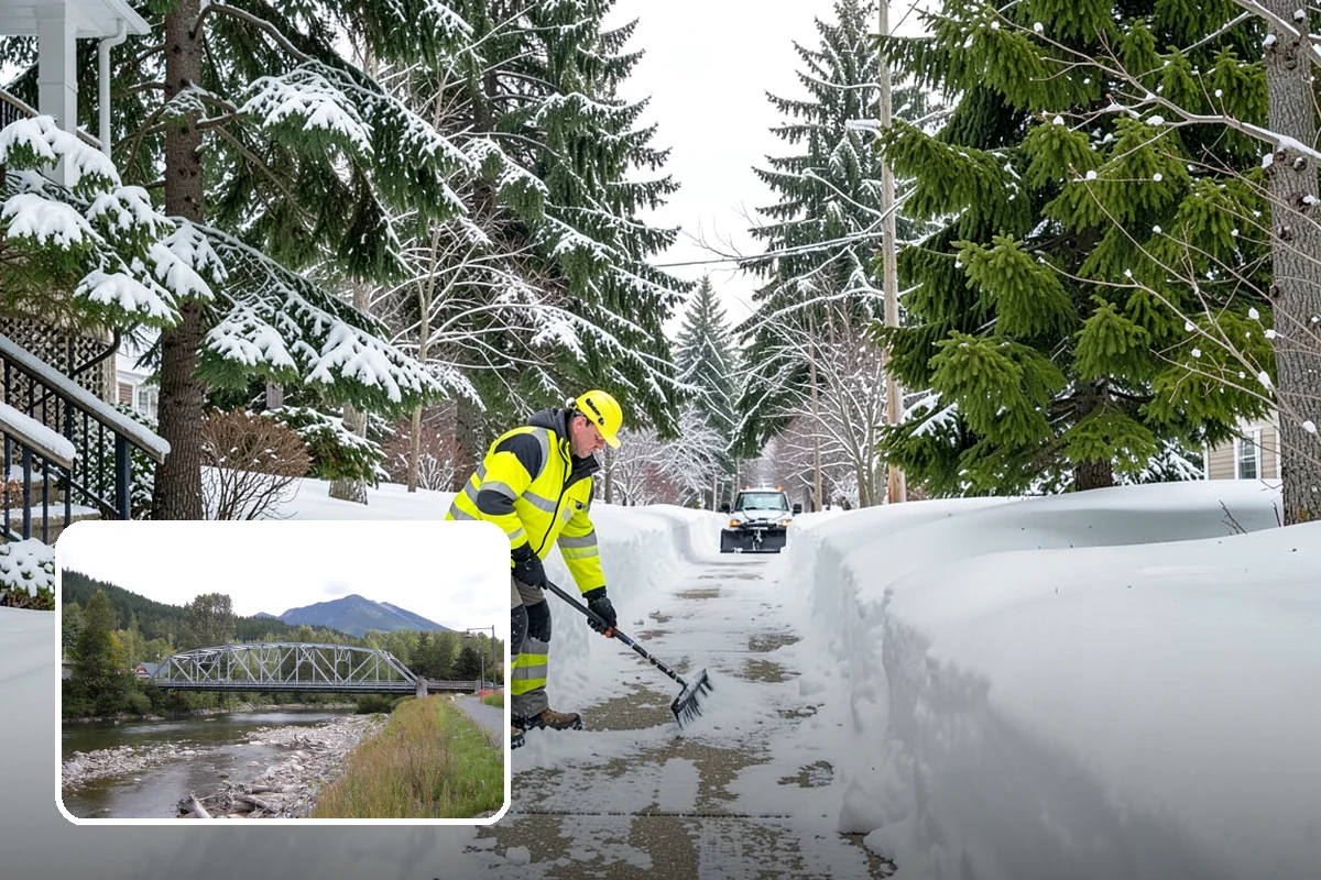 Refreeze Prevention in Skykomish, King County, WA - Stops afternoon melt from refreezing into overnight glaze
