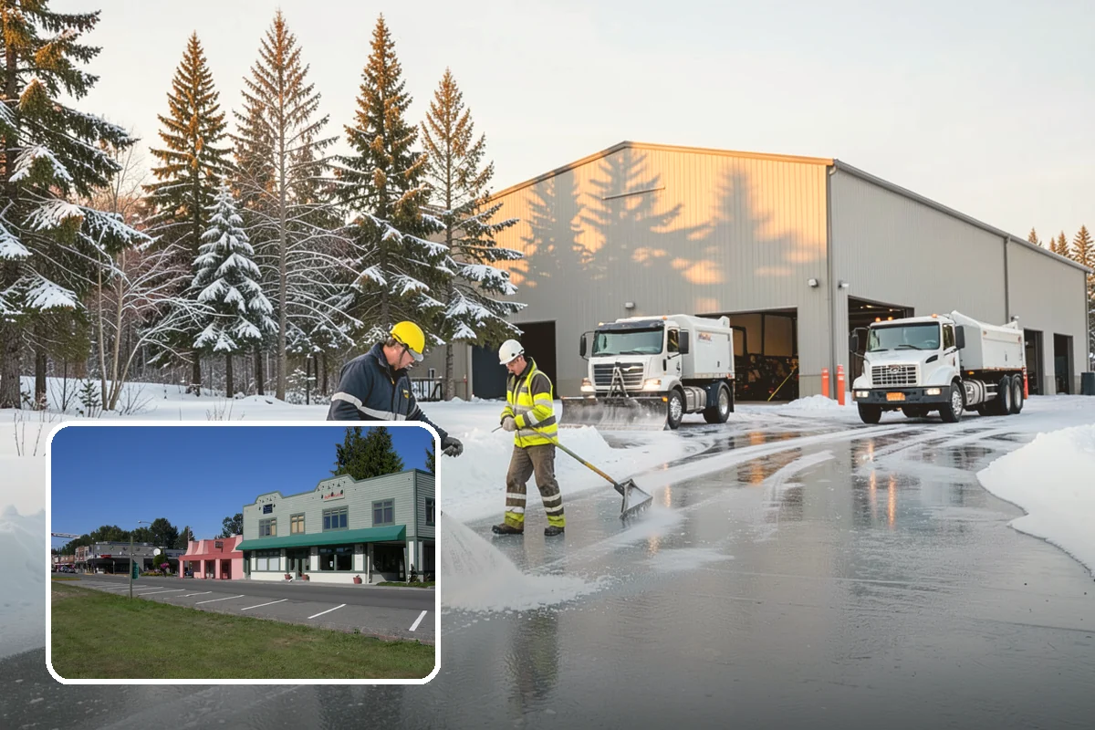 Refreeze Prevention in Snoqualmie, King County, WA - Stops afternoon melt from refreezing into overnight glaze