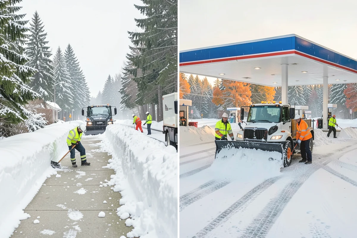 Refreeze Prevention in Tacoma, Pierce County, WA - Clear standing meltwater from low points and shaded zones