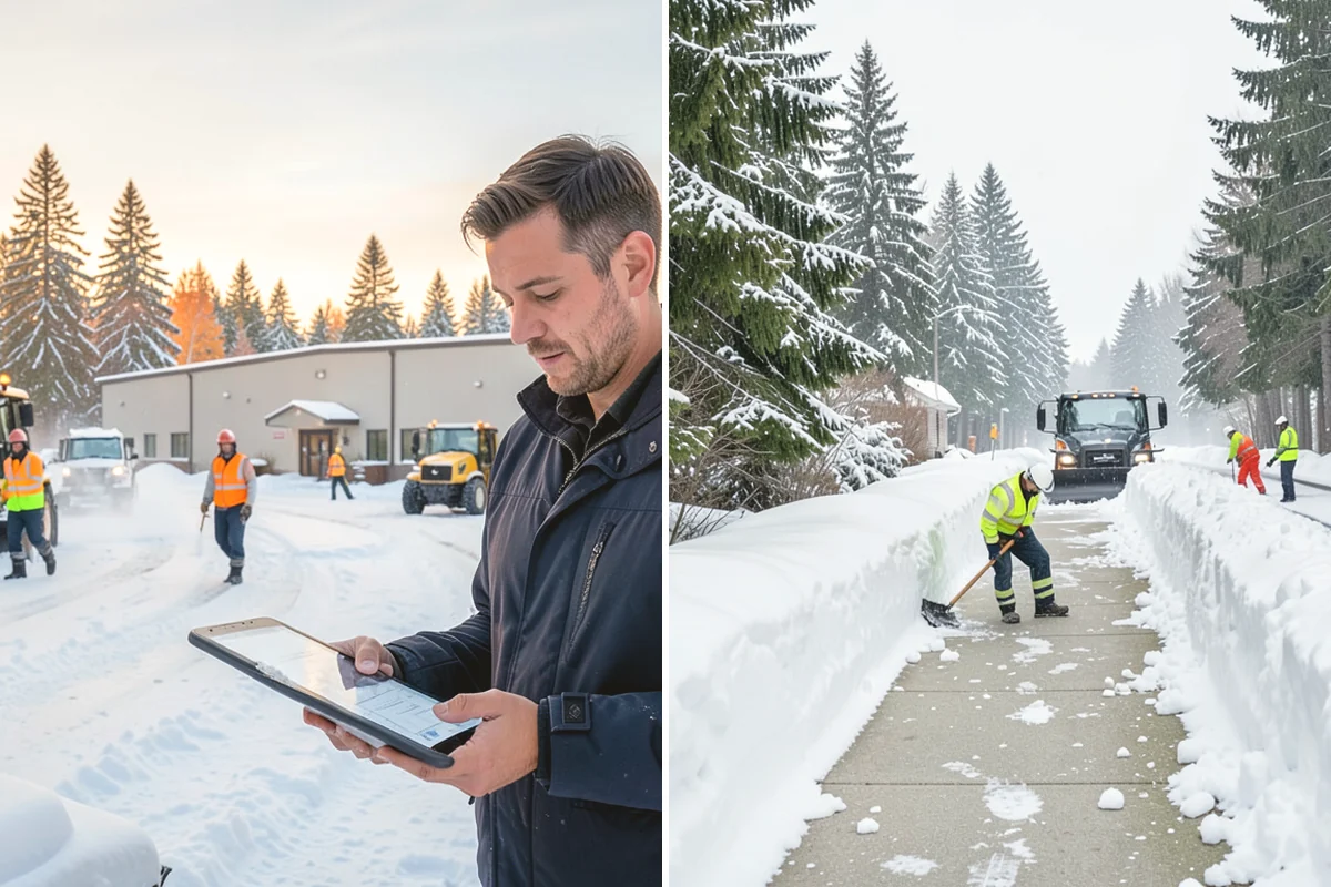 Refreeze Prevention in Tukwila, King County, WA - Clear standing meltwater from low points and shaded zones