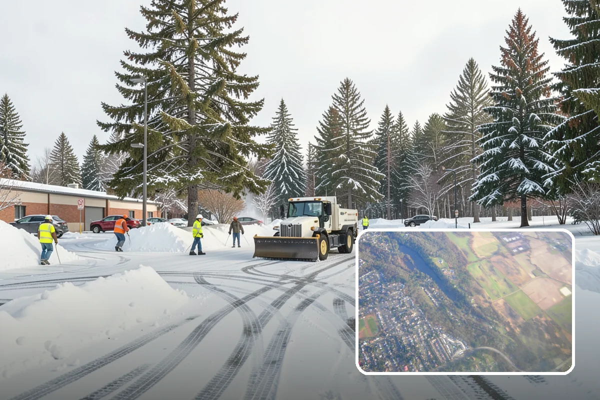 Refreeze Response in Algona, King County, WA - Evening treatment timed to the forecast overnight freeze