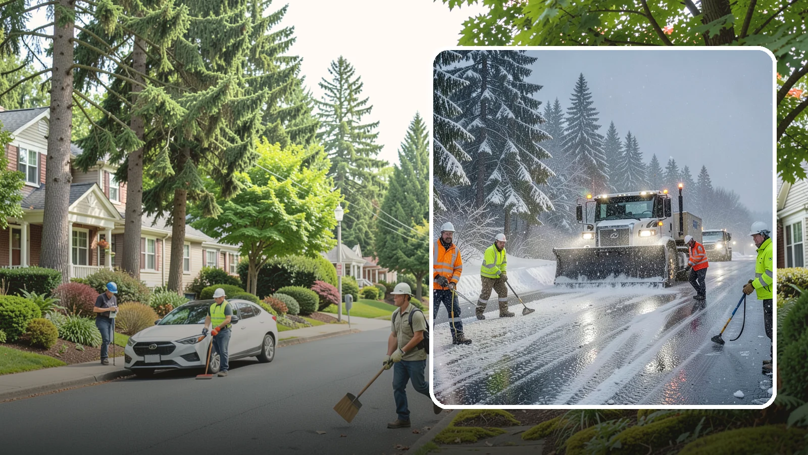 Refreeze Response in Beaux Arts Village, King County, WA - We prevent and treat the overnight refreeze that turns wet Western Washington pavement into ice after dark.
