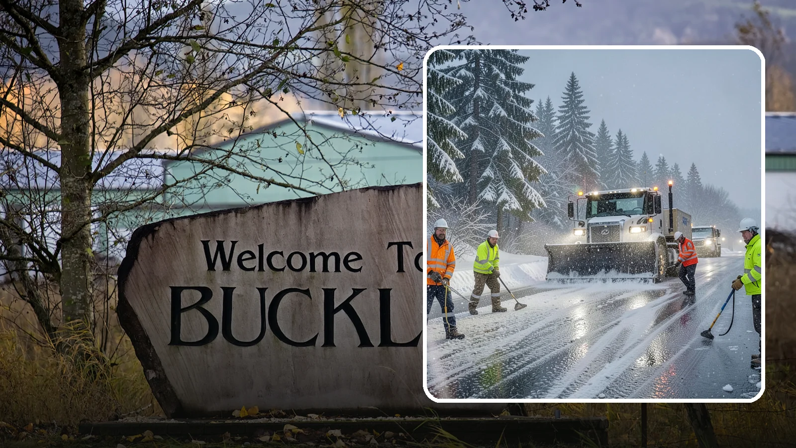 Refreeze Response in Buckley, Pierce County, WA - We prevent and treat the overnight refreeze that turns wet Western Washington pavement into ice after dark.