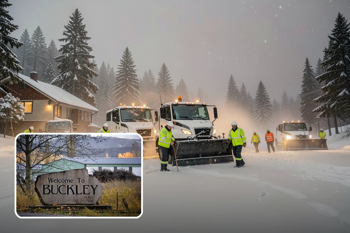 Refreeze Response in Buckley, Pierce County, WA - Evening treatment timed to the forecast overnight freeze
