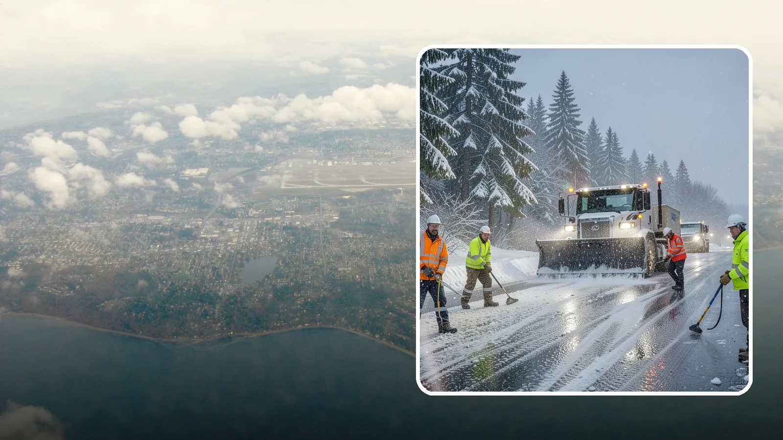 Refreeze Response in Burien, King County, WA - We prevent and treat the overnight refreeze that turns wet Western Washington pavement into ice after dark.