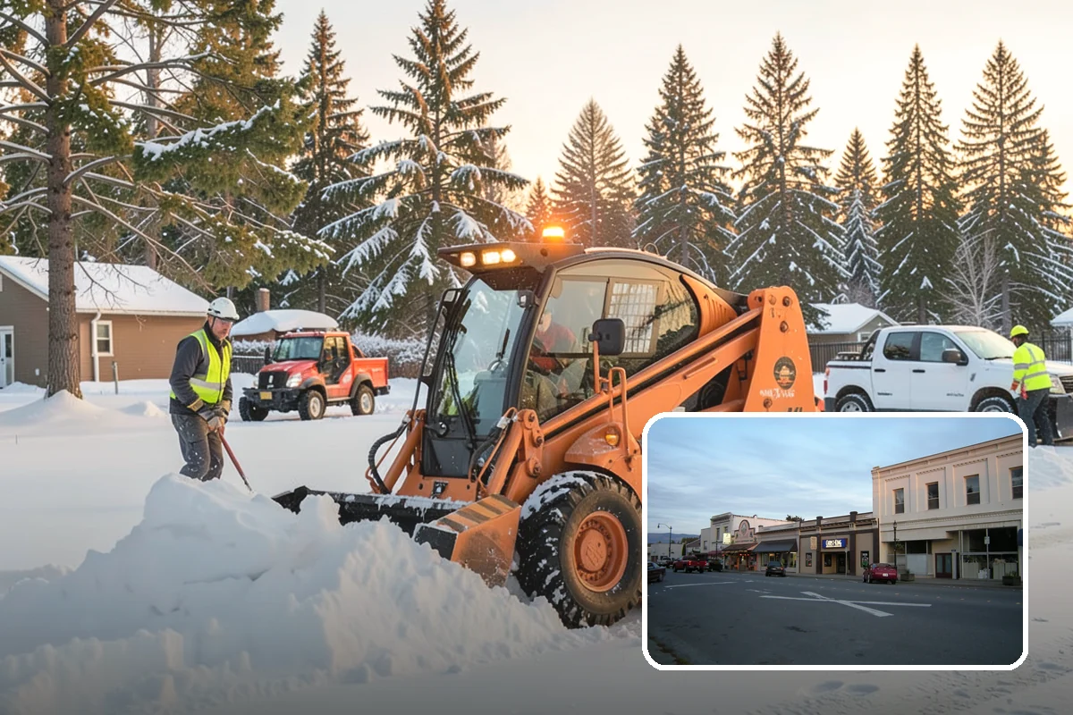 Refreeze Response in Burlington, Skagit County, WA - Evening treatment timed to the forecast overnight freeze