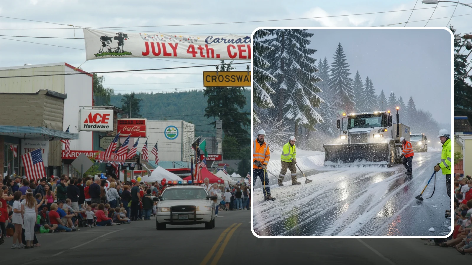 Refreeze Response in Carnation, King County, WA - We prevent and treat the overnight refreeze that turns wet Western Washington pavement into ice after dark.