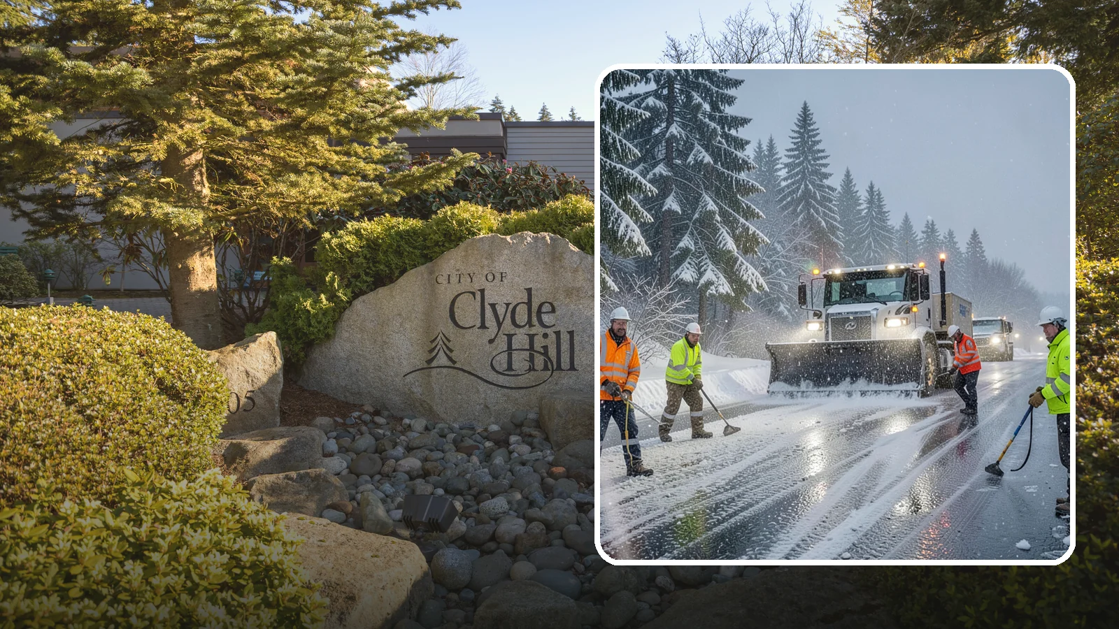 Refreeze Response in Clyde Hill, King County, WA - We prevent and treat the overnight refreeze that turns wet Western Washington pavement into ice after dark.