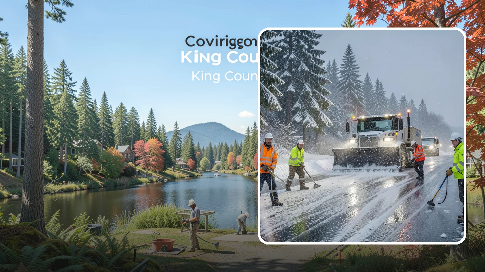 Refreeze Response in Covington, King County, WA - We prevent and treat the overnight refreeze that turns wet Western Washington pavement into ice after dark.