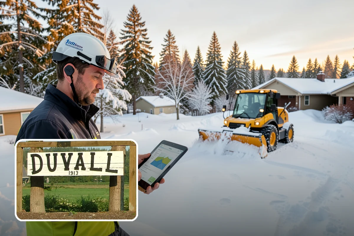Refreeze Response in Duvall, King County, WA - Evening treatment timed to the forecast overnight freeze