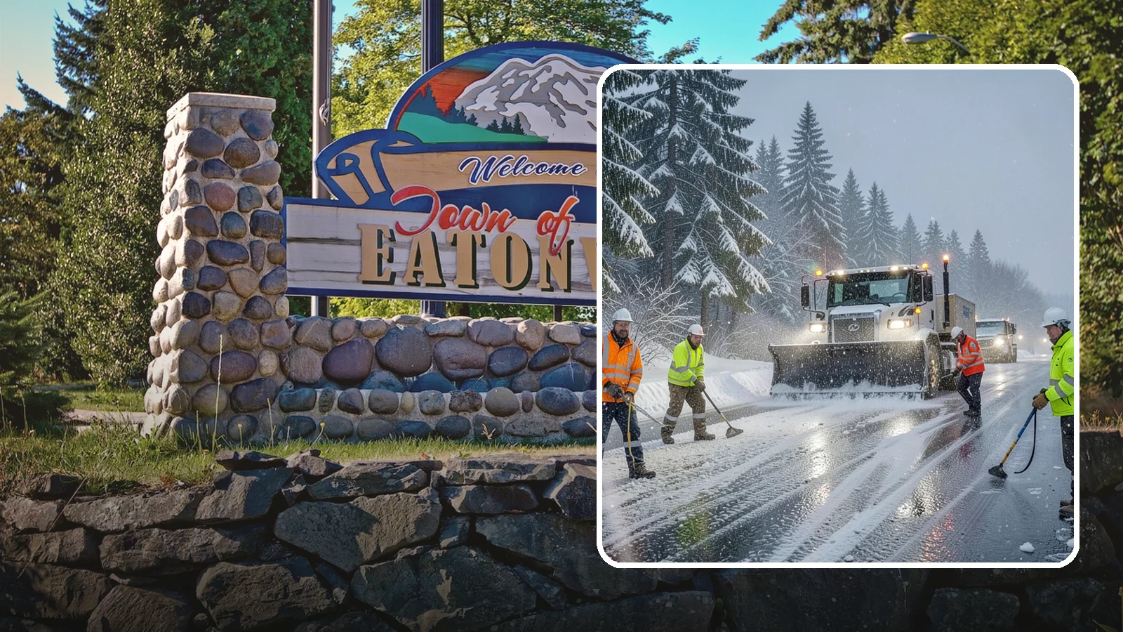 Refreeze Response in Eatonville, Pierce County, WA - We prevent and treat the overnight refreeze that turns wet Western Washington pavement into ice after dark.