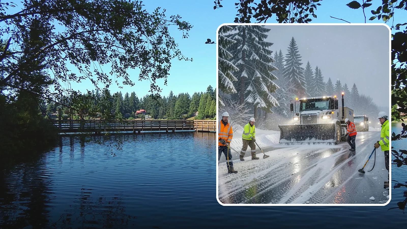 Refreeze Response in Federal Way, King County, WA - We prevent and treat the overnight refreeze that turns wet Western Washington pavement into ice after dark.