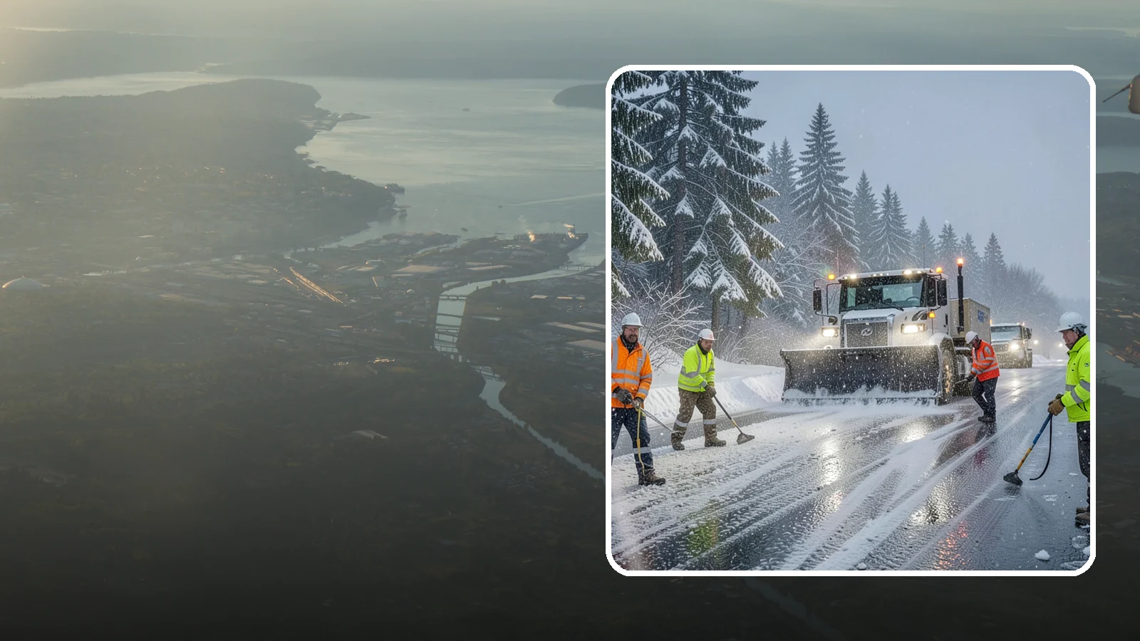 Refreeze Response in Fife, Pierce County, WA - We prevent and treat the overnight refreeze that turns wet Western Washington pavement into ice after dark.