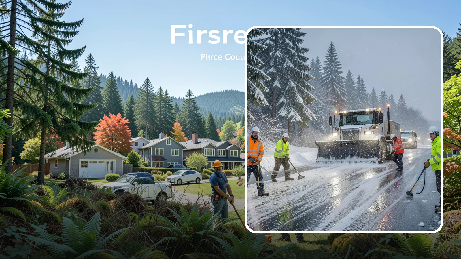 Refreeze Response in Fircrest, Pierce County, WA - We prevent and treat the overnight refreeze that turns wet Western Washington pavement into ice after dark.