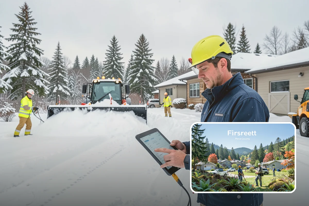 Refreeze Response in Fircrest, Pierce County, WA - Evening treatment timed to the forecast overnight freeze