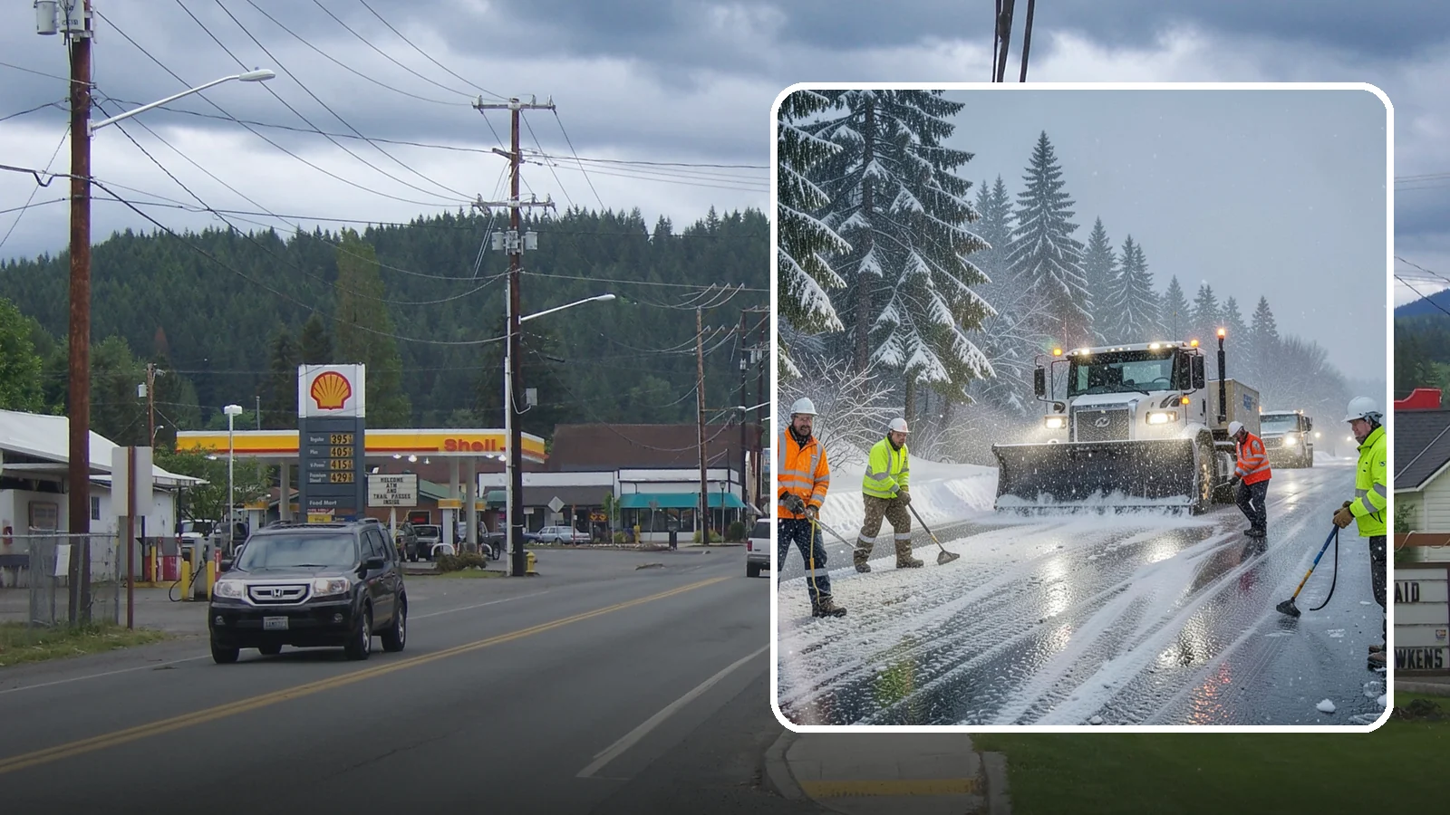 Refreeze Response in Granite Falls, Snohomish County, WA - We prevent and treat the overnight refreeze that turns wet Western Washington pavement into ice after dark.