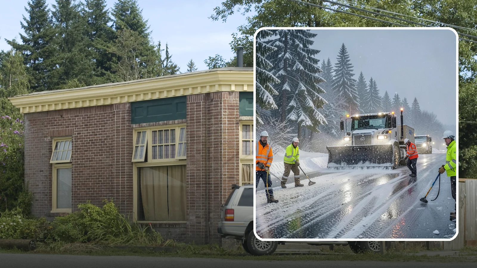 Refreeze Response in Hamilton, Skagit County, WA - We prevent and treat the overnight refreeze that turns wet Western Washington pavement into ice after dark.