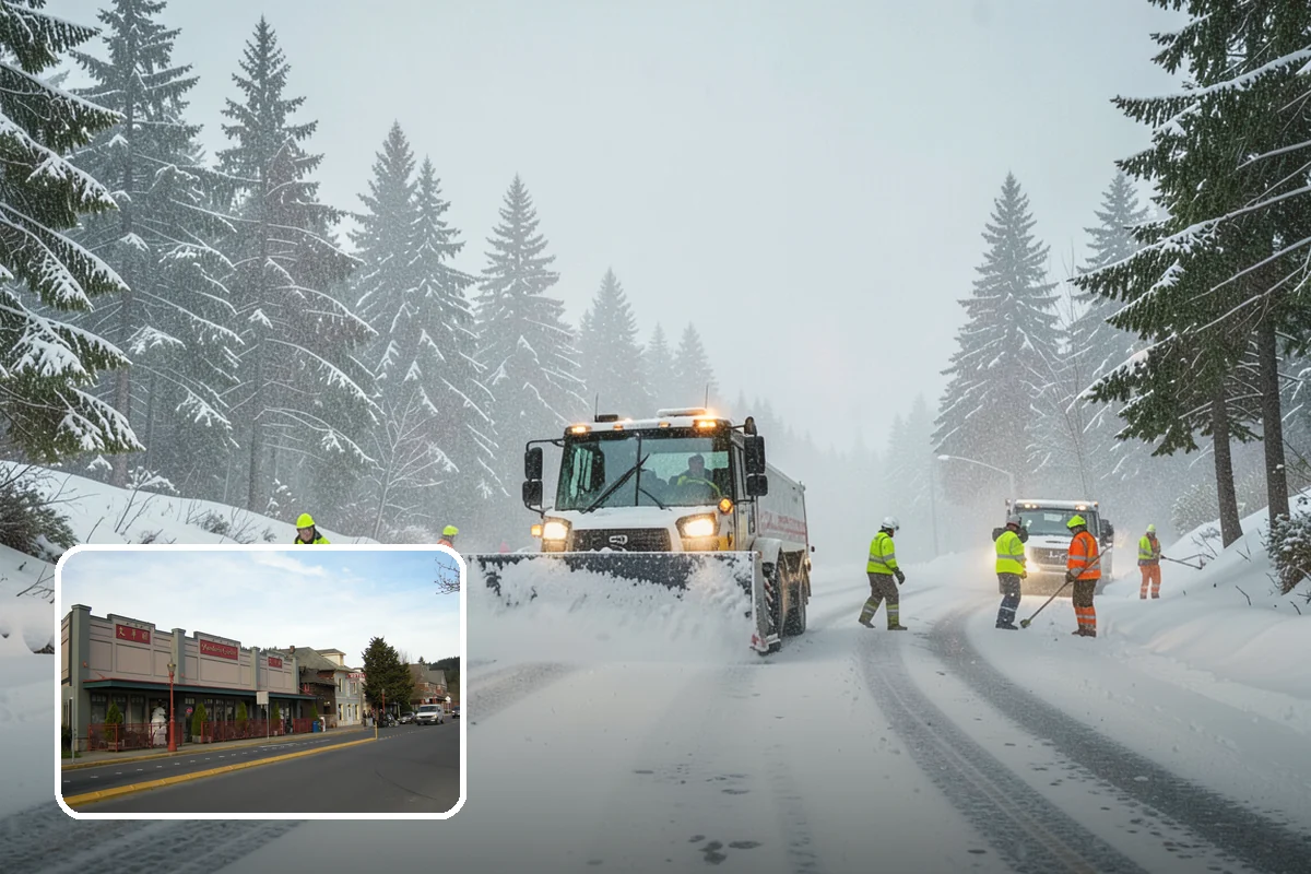Refreeze Response in Issaquah, King County, WA - Evening treatment timed to the forecast overnight freeze