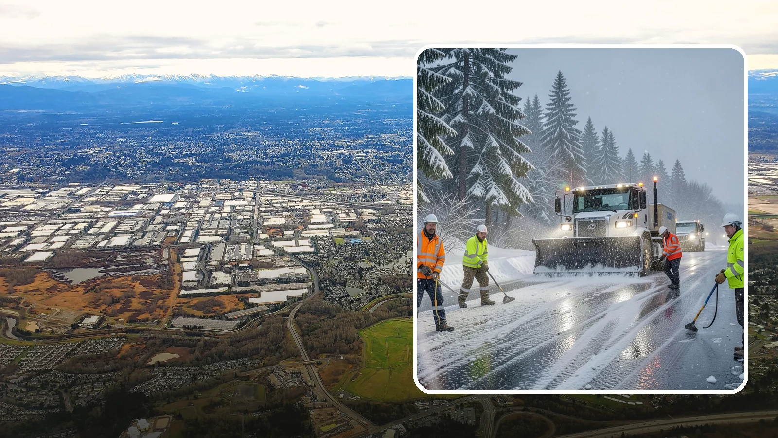 Refreeze Response in Kent, King County, WA - We prevent and treat the overnight refreeze that turns wet Western Washington pavement into ice after dark.