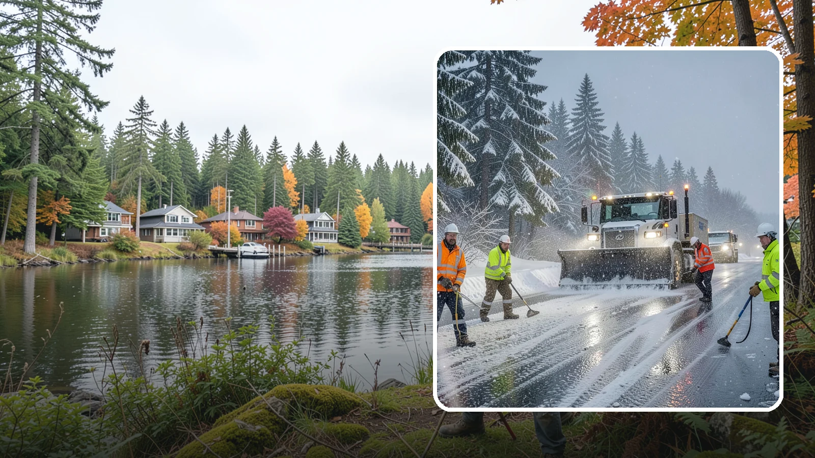 Refreeze Response in La Conner, Skagit County, WA - We prevent and treat the overnight refreeze that turns wet Western Washington pavement into ice after dark.