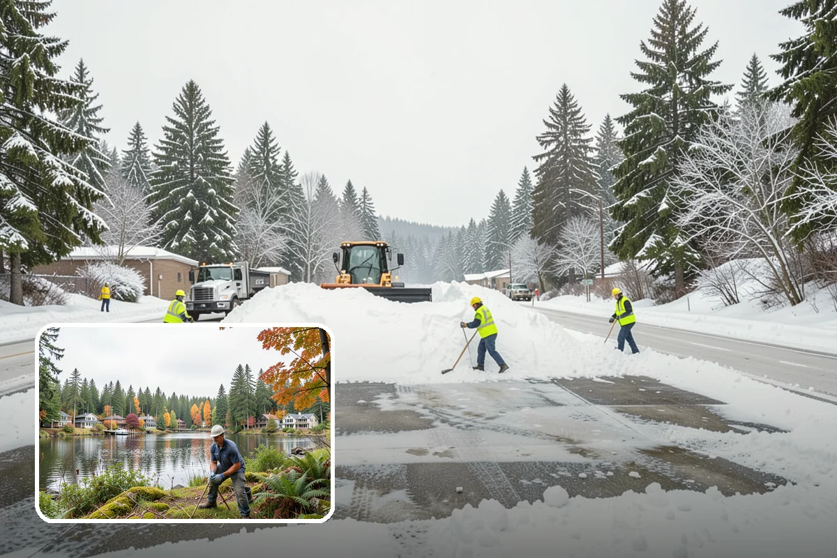 Refreeze Response in La Conner, Skagit County, WA - Evening treatment timed to the forecast overnight freeze