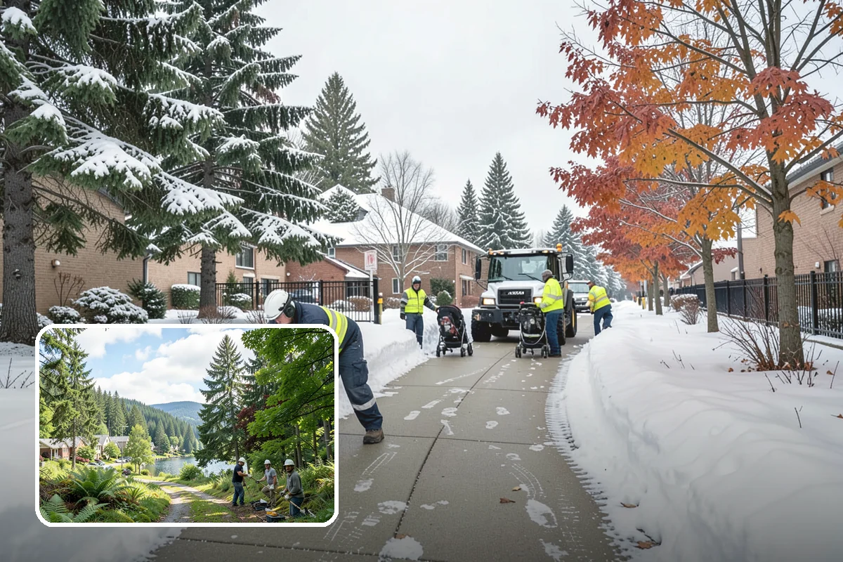 Refreeze Response in Lake Forest Park, King County, WA - Evening treatment timed to the forecast overnight freeze
