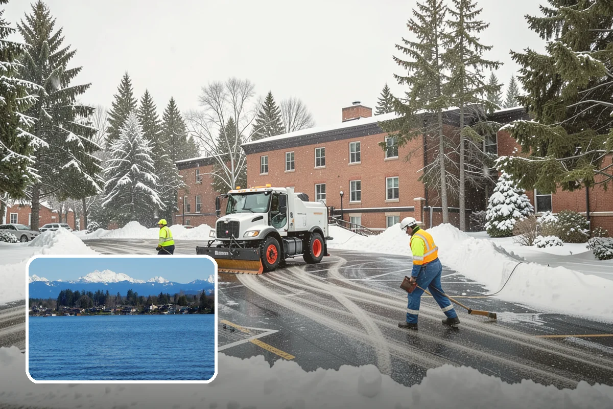 Refreeze Response in Lake Stevens, Snohomish County, WA - Evening treatment timed to the forecast overnight freeze
