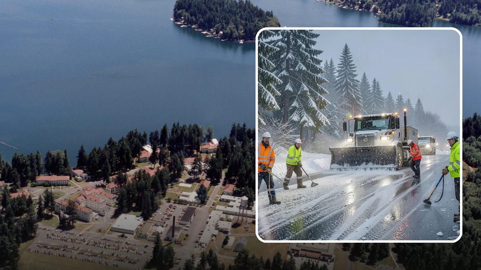 Refreeze Response in Lakewood, Pierce County, WA - We prevent and treat the overnight refreeze that turns wet Western Washington pavement into ice after dark.