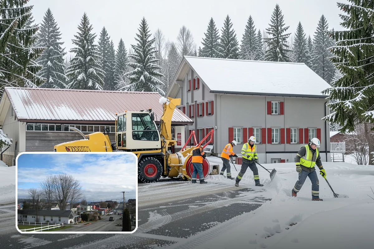 Refreeze Response in Langley, Island County, WA - Evening treatment timed to the forecast overnight freeze