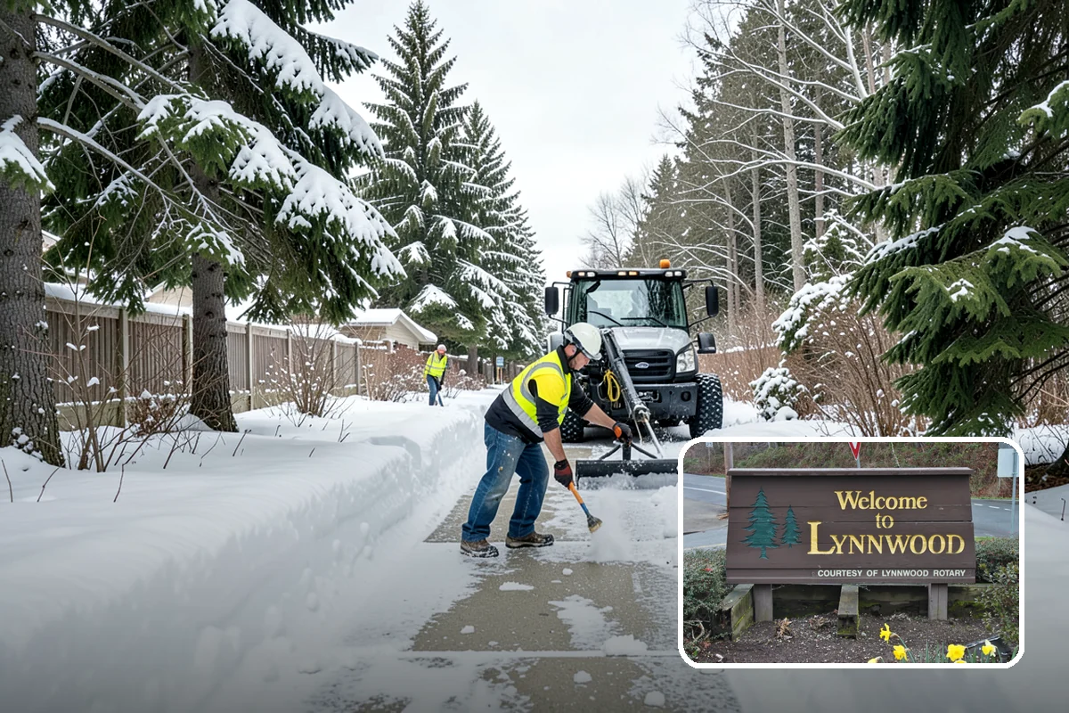 Refreeze Response in Lynnwood, Snohomish County, WA - Evening treatment timed to the forecast overnight freeze