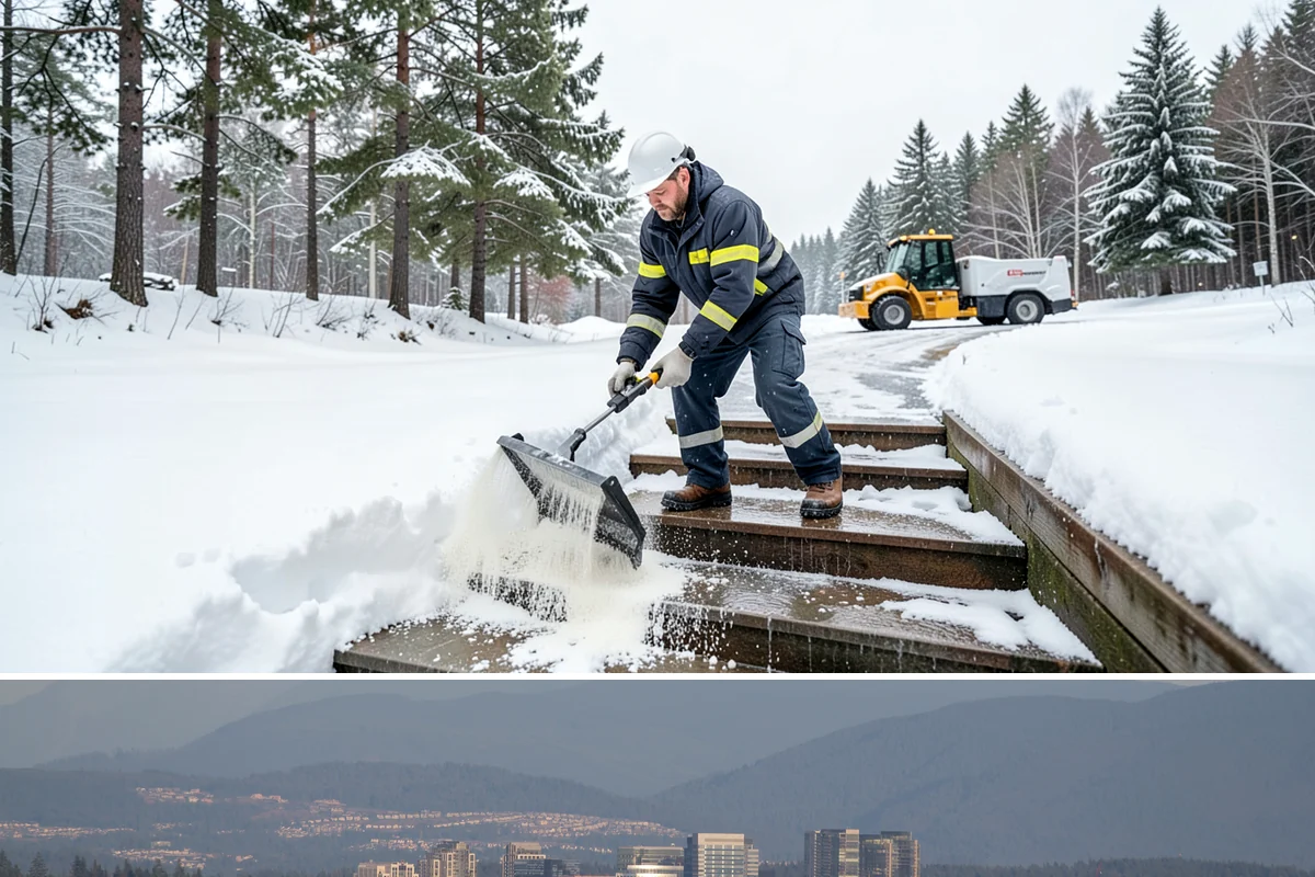 Refreeze Response in Medina, King County, WA - Refreeze response is essential from November through March whenever damp lowland surfaces face clearing skies and a nighttime...