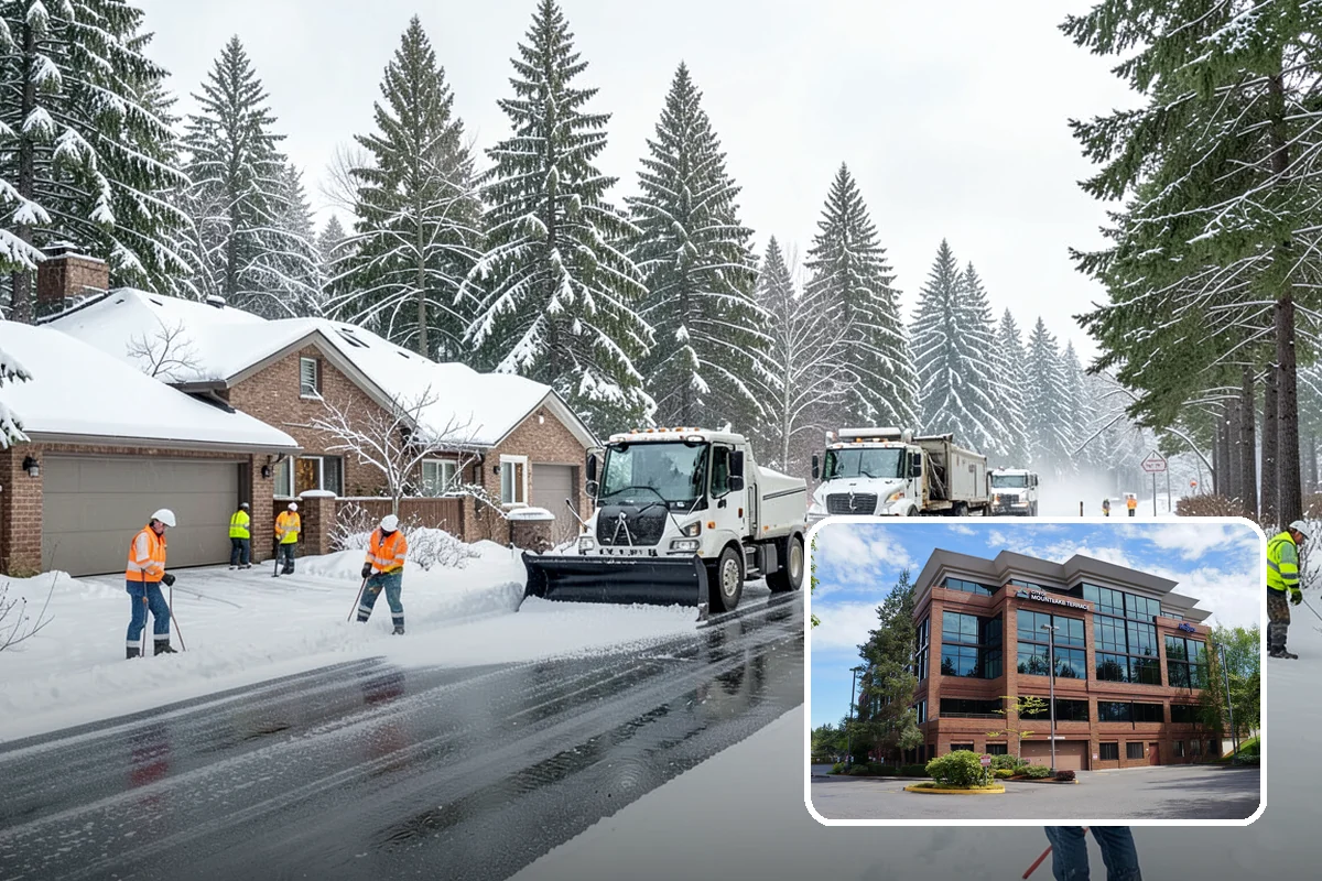 Refreeze Response in Mountlake Terrace, Snohomish County, WA - Evening treatment timed to the forecast overnight freeze